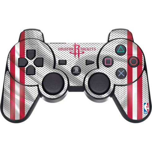 NBA Houston Rockets Home Jersey PS3 Dual Shock wireless controller Skin