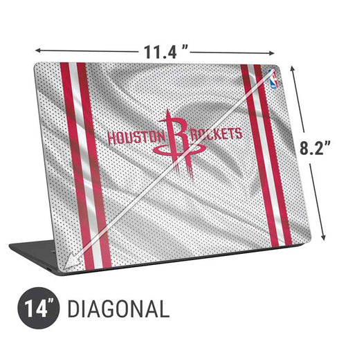 NBA Houston Rockets Home Jersey Universal Laptop 14in (11.4 x 8.2in) Skin