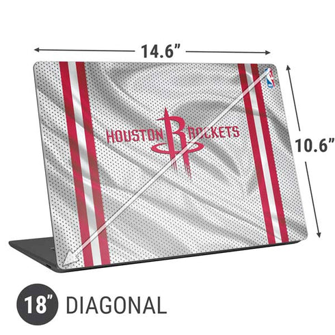 NBA Houston Rockets Home Jersey Universal Laptop 18in (14.6 x 10.6in) Skin