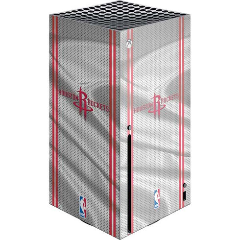 NBA Houston Rockets Home Jersey Xbox Series X Console Skin