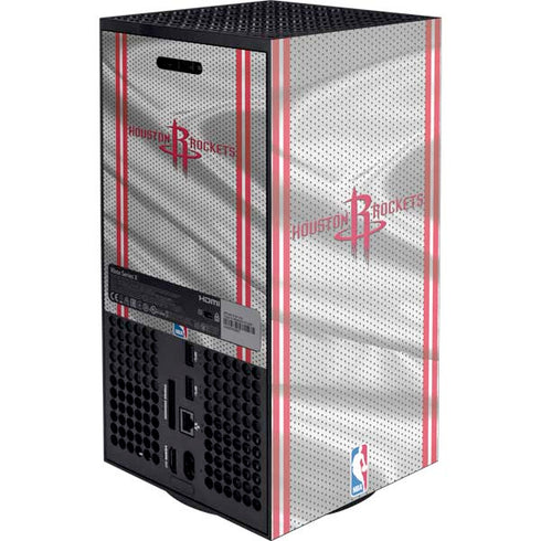 NBA Houston Rockets Home Jersey Xbox Series X Console Skin