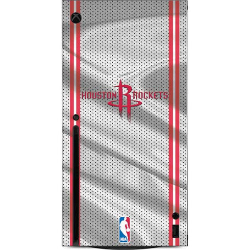 NBA Houston Rockets Home Jersey Xbox Series X Console Skin