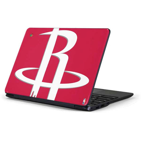 NBA Houston Rockets Large Logo Samsung Chromebook Skin