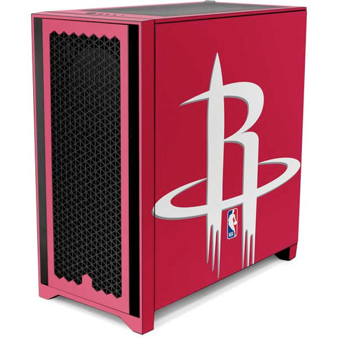 NBA Houston Rockets Large Logo Corsair 4000D Tempered Glass Mid-Tower ATX Case Skin