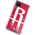 NBA Houston Rockets Large Logo Galaxy A12 Clear Case