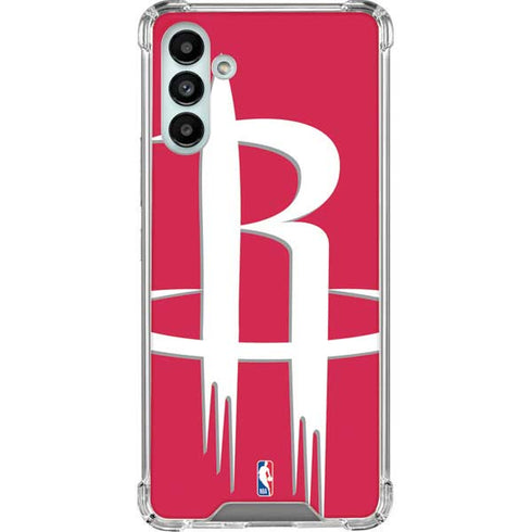 NBA Houston Rockets Large Logo Galaxy A13 5G Clear Case