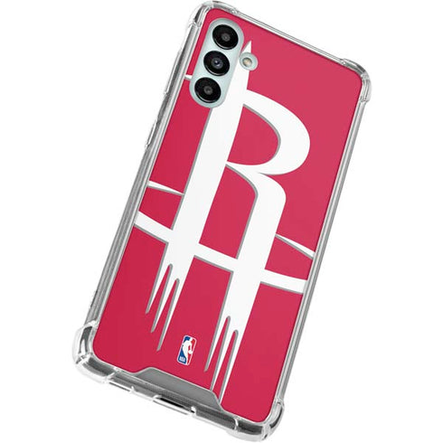 NBA Houston Rockets Large Logo Galaxy A13 5G Clear Case