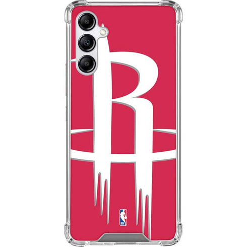 NBA Houston Rockets Large Logo Galaxy A15 5G Clear Case