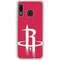 NBA Houston Rockets Large Logo Galaxy A20 Clear Case