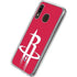 NBA Houston Rockets Large Logo Galaxy A20 Clear Case
