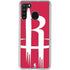 NBA Houston Rockets Large Logo Galaxy A21 Clear Case