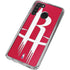 NBA Houston Rockets Large Logo Galaxy A21 Clear Case