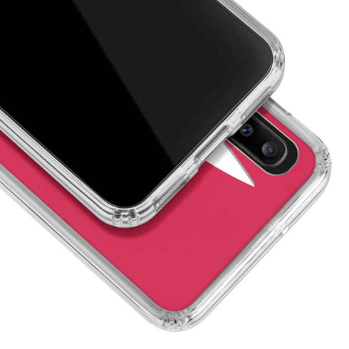 NBA Houston Rockets Large Logo Galaxy A30 Clear Case