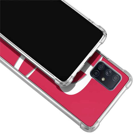 NBA Houston Rockets Large Logo Galaxy A51 5G Clear Case