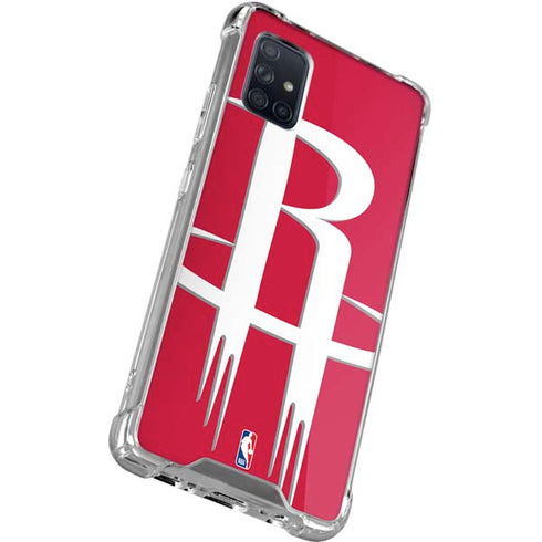 NBA Houston Rockets Large Logo Galaxy A51 5G Clear Case