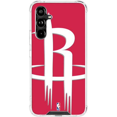 NBA Houston Rockets Large Logo Galaxy A54 5G Clear Case