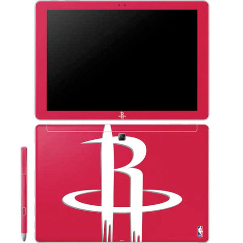 NBA Houston Rockets Large Logo Galaxy Book 12in Skin