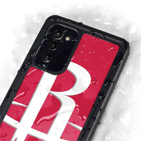 NBA Houston Rockets Large Logo Galaxy Note20 5G Waterproof Case