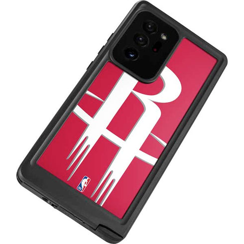 NBA Houston Rockets Large Logo Galaxy Note20 Ultra 5G Waterproof Case