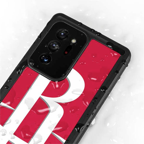 NBA Houston Rockets Large Logo Galaxy Note20 Ultra 5G Waterproof Case