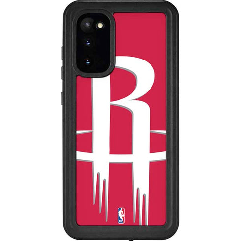 NBA Houston Rockets Large Logo Galaxy S20 Waterproof Case