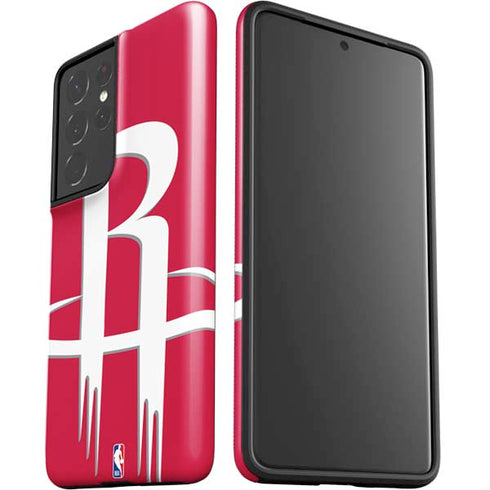 NBA Houston Rockets Large Logo Galaxy S21 Ultra 5G Pro Case