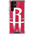 NBA Houston Rockets Large Logo Galaxy S22 Ultra Clear Case