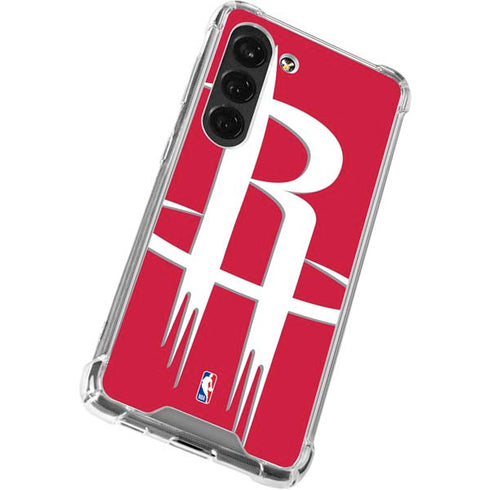 NBA Houston Rockets Large Logo Galaxy S23 Clear Case