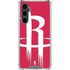 NBA Houston Rockets Large Logo Galaxy S23 FE Clear Case