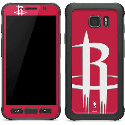 NBA Houston Rockets Large Logo Galaxy S7 Active Skin