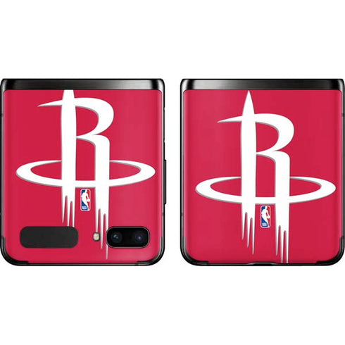 NBA Houston Rockets Large Logo Galaxy Z Flip Skin