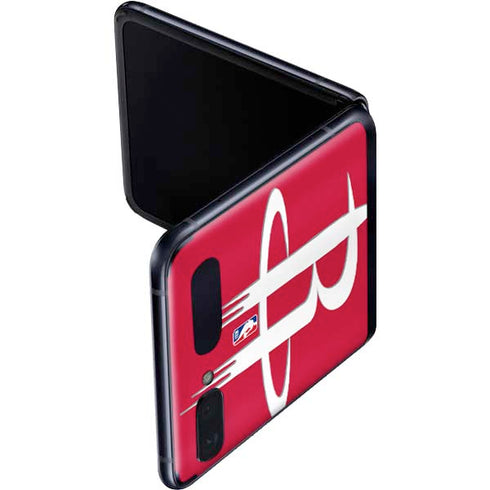 NBA Houston Rockets Large Logo Galaxy Z Flip Skin