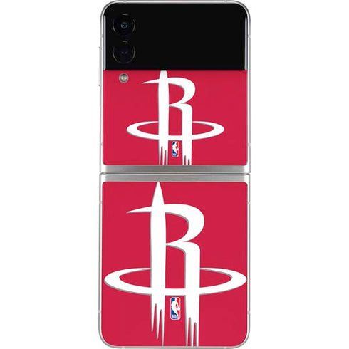 NBA Houston Rockets Large Logo Galaxy Z Flip3 5G Skin