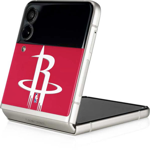 NBA Houston Rockets Large Logo Galaxy Z Flip3 5G Skin