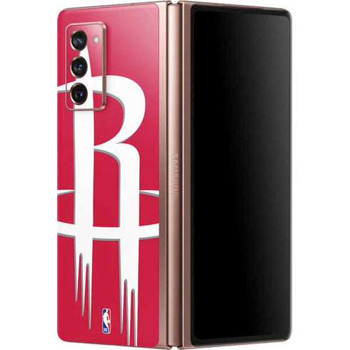 NBA Houston Rockets Large Logo Galaxy Z Fold2 5G Skin