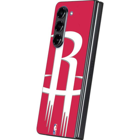 NBA Houston Rockets Large Logo Galaxy Z Fold5 5G Skin