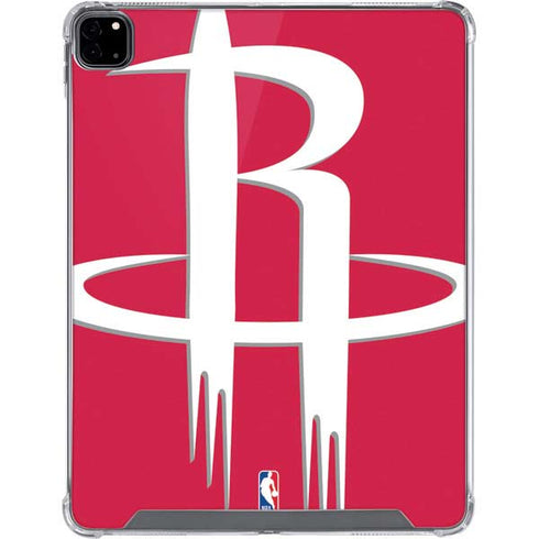 NBA Houston Rockets Large Logo iPad Pro 12.9in (2020) Clear Case