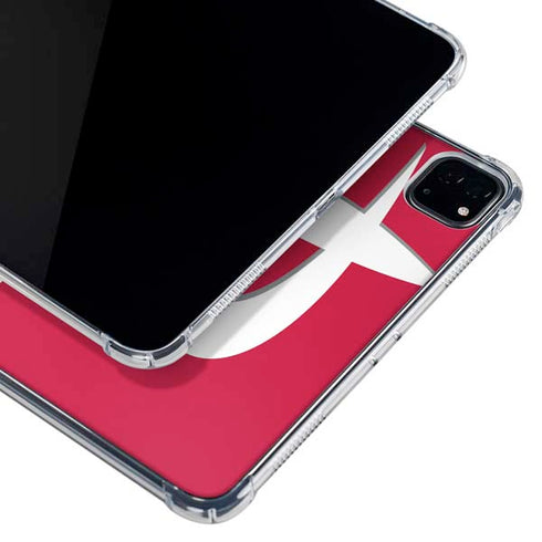 NBA Houston Rockets Large Logo iPad Pro 12.9in (2020) Clear Case