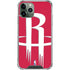 NBA Houston Rockets Large Logo iPhone 11 Pro Max Clear Case
