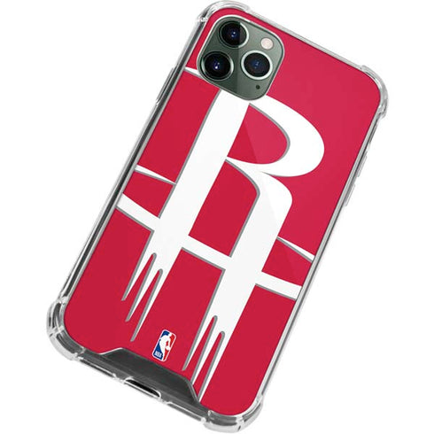 NBA Houston Rockets Large Logo iPhone 11 Pro Max Clear Case