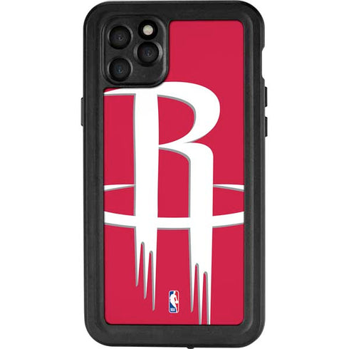 NBA Houston Rockets Large Logo iPhone 11 Pro Max Waterproof Case