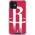 NBA Houston Rockets Large Logo iPhone 12 Clear Case