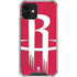 NBA Houston Rockets Large Logo iPhone 12 Mini Clear Case