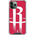 NBA Houston Rockets Large Logo iPhone 12 Pro Clear Case