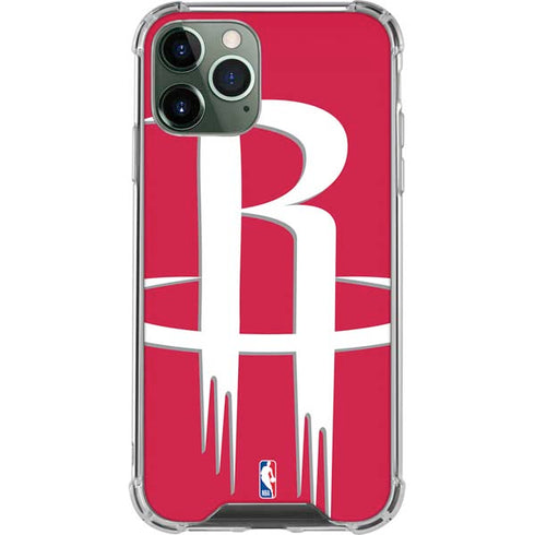 NBA Houston Rockets Large Logo iPhone 12 Pro Max Clear Case