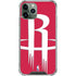 NBA Houston Rockets Large Logo iPhone 12 Pro Max Clear Case