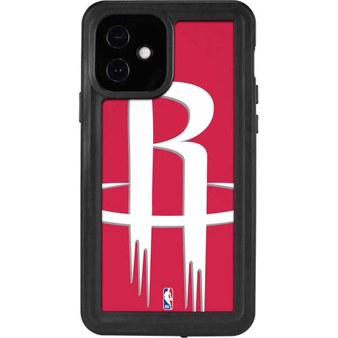 NBA Houston Rockets Large Logo iPhone 12 Waterproof Case