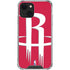 NBA Houston Rockets Large Logo iPhone 13 Mini Clear Case