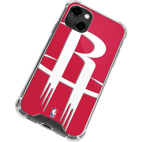 NBA Houston Rockets Large Logo iPhone 14 Clear Case