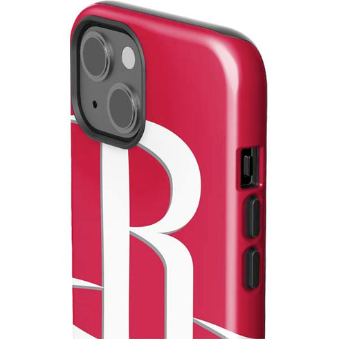 NBA Houston Rockets Large Logo iPhone 15 Plus Impact Case